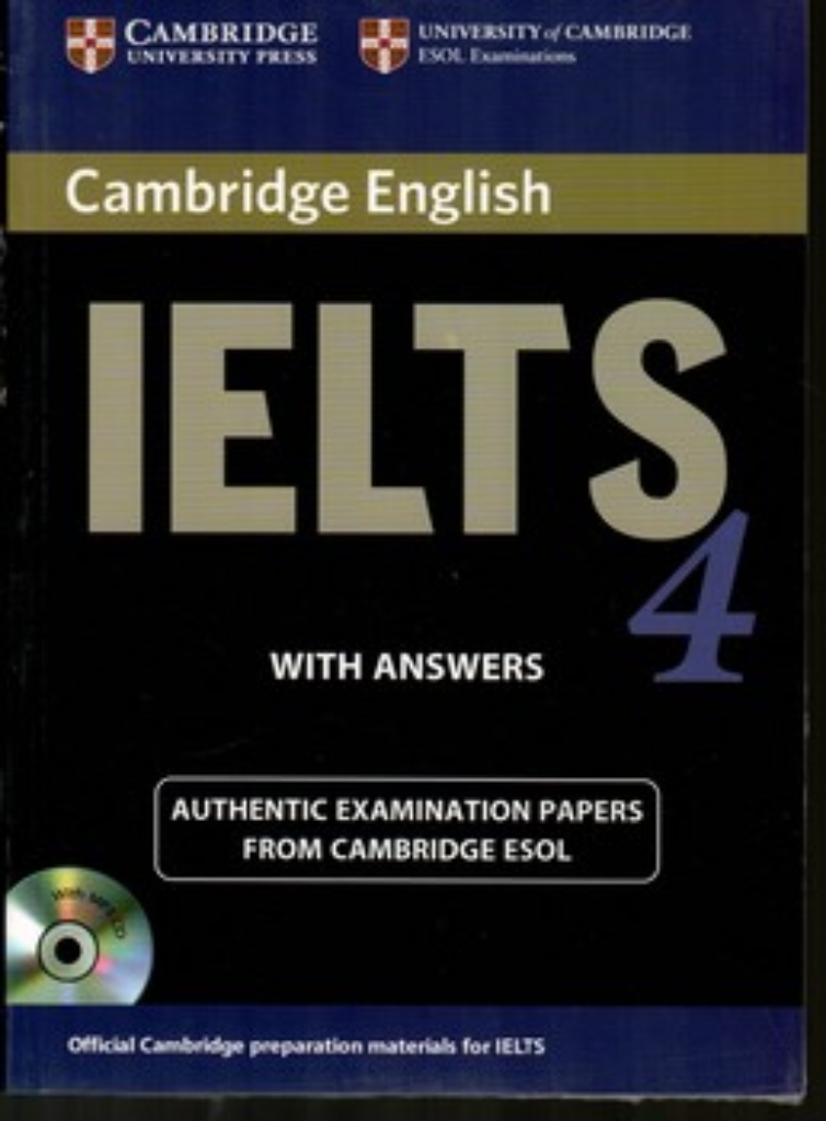 تصویر  IELTS 4 - Cambridge + CD (رقعی-شمیز)
